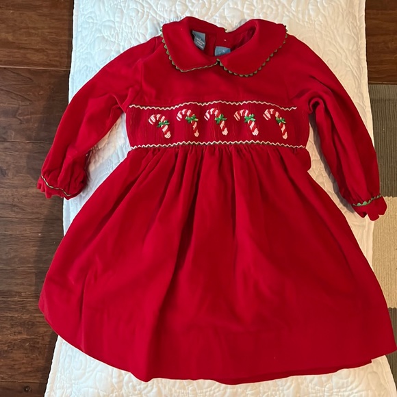 anavini Dresses Anavini Smocked Candy Canes Dress Poshmark